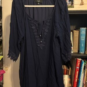 NAIF Navy Blue Mini Dress